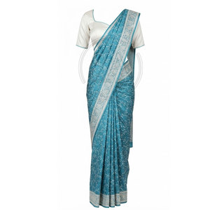 Sari moderne pour femme, robe indienne drapée, broderie décorative, tenue ethnique, tenue de cérémonie de mariage, tenue de fête - Product Image 2