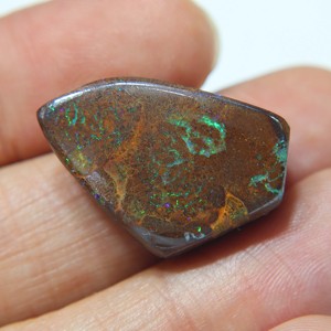 Natural Australian Boulder Opal Cabochon Solid Boulder Opal Cabochon Boulder Opal Green <b>Fire</b> Opal <b>Stone</b> for Jewelry Making - Product Image 3
