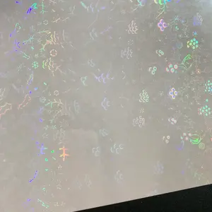 2026 Custom Transparent <b>Self</b> <b>Adhesive</b> Holographic <b>Film</b> | Promotion | PET | Choose Your Pattern | 12 Inch X 600 Inch (50 Feet) - Product Image 4