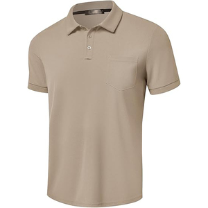 Men Polo <b>Shirt</b> Short Sleeve <b>Collared</b> <b>T</b> <b>Shirt</b> Cotton Breathable Casual Summer Office Daily Outfit Soft Material and low prices - Product Image 2