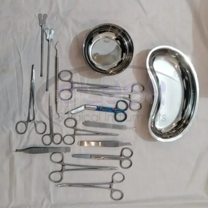 Kit de Instrumentos Quirúrgicos Ortopédicos Profesionales - Pinzas de Acero Inoxidable Reutilizables de Grado Quirúrgico, Certificación CE, Color Rosa - Product Image 6