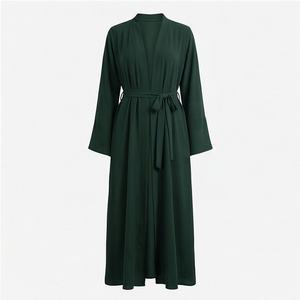 Mejores Vendedores: Abaya de Chifón Sencilla y Modesta para Mujer, Vestidos Personalizados de Algodón de Alta Calidad para Todas las Estaciones, Precio de Oferta, Tendencia - Product Image 1