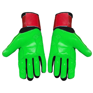 Gants de frappe en cuir vert, ambidextres, fermeture auto-agrippante, support de poignet durable, entraînement, unisexe, adultes - Product Image 2