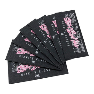 Etiquetas de Ropa Tejidas Personalizadas de Calidad al por Mayor de Fábrica, Etiquetas Termoadhesivas para Cuello, Etiquetas de Marca - Product Image 3