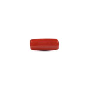 Natural Red Coral Oval Cut Loose Gemstone 6.85 Carat for Fine Jewelry - Product Image 2