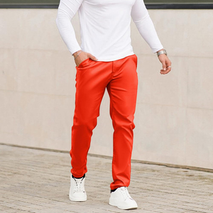 Pantalons en cuir pour hommes, personnalisables avec votre propre logo, de qualité supérieure, respirants et légers, en vente en ligne. - Product Image 3