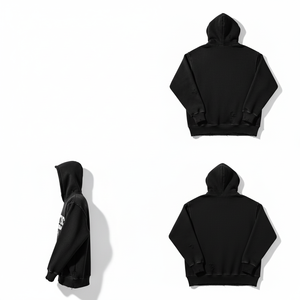 เสื้อฮู้ดซิปผู้ชายสไตล์วินเทจ ผ้าฝ้าย 100% หนัก 400GSM ล้างสีแบบแอซิดวอช สกรีนโลโก้ได้ตามสั่ง สตรีทแวร์ ทรงโอเวอร์ไซส์ รับผลิตแบบ OEM ODM - Product Image 3