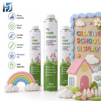 Mousse expansive polyuréthane haute expansion pour la construction, les panneaux d'affichage scolaires, les accessoires faits main et la découpe facile