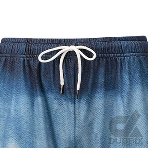 Ensemble T-shirt et short pour homme DUBBIX INDUSTRIES, col rond uni, respirant, séchage rapide, tenue décontractée d'été, 280GSM Polyester - Product Image 6