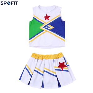 Tenues de cheerleading durables pour les entraînements d'équipe et les compétitions, impression personnalisée et design confortable, uniformes de cheerleading personnalisés - Product Image 2