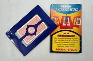 Truco de Magia: Lápiz a Través del Cristal, Ilusión de Penetración en Vidrio Sólido para Realizar Magia Visual con Cartas, Marco e Instrucciones - Product Image 2