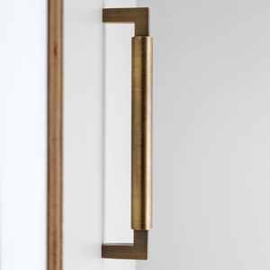 Hot Sale Solid <b>Brass</b> Handles for Furniture Wave Handle Kitchen Cabinet <b>Pulls</b> <b>Drawer</b> Knob - Product Image 3