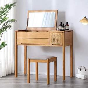 Meuble-lavabo moderne en bois massif avec miroir, vente en gros, usine du Vietnam, prix compétitifs, ODM accepté - Product Image 2