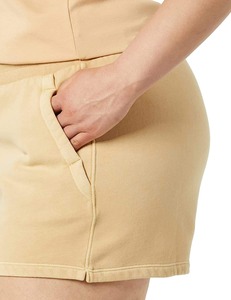 กางเกงกีฬาขาสั้นสำหรับผู้หญิงกางเกงผ้าฟลีซผ้าฝ้ายพิมพ์ลายกางเกงขาสั้นออกกำลังกายสำหรับฤดูใบไม้ผลิ - Product Image 2