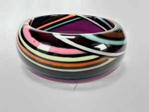 New Design Handmade Epoxy Resin Bangle Stack for Women Daily Wear Party Festive High Quality Luxurious Fashion Jewelry <b>Bracelet</b> - Product Image 1