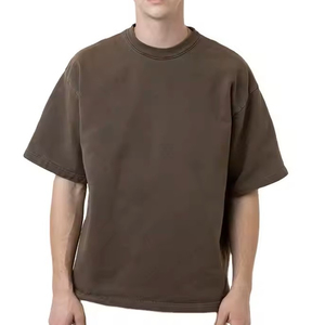 T-shirt Homme de Luxe de Haute Qualité en Coton Lourd 100% – Col Rond, Coupe Oversize et Ample - Product Image 1