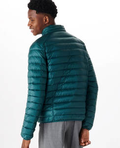 Bomber de bonne qualité pour hommes, col montant, fermeture éclair, manches raglan, veste matelassée, respirante, design haut rembourré - Product Image 4