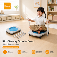 Juguete Sensorial para Niños, Tabla de Equilibrio para Motricidad Fina, Juguete de Movimiento en Interiores para Niños Pequeños, Tabla de Equilibrio para Entrenamiento de Motricidad