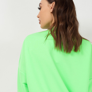 Sweat-shirt pour femme imprimé DTG, mélange de polyester et de coton, col rond décontracté, manches longues, pull personnalisé avec motif graphique, streetwear - Product Image 6