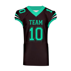 เสื้อฟุตบอลอเมริกันแบบสั่งทำพิเศษสำหรับผู้ชาย คุณภาพพรีเมียม ดีไซน์ตามสั่ง พิมพ์ลายแบบ Sublimation เต็มตัว - Product Image 5