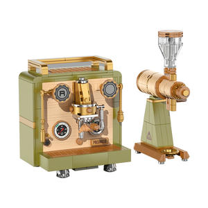 Máquina de Café Clásica Retro, Bloques de Construcción, Ladrillos DIY, Modelo de Decoración, Juguetes para Niños, Regalo de Navidad - Product Image 3