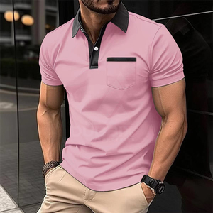 Nouveau T-shirt Ringer personnalisable en coton sublimé, col montant, manches courtes, confortable et écologique pour hommes – Prix de gros - Product Image 5