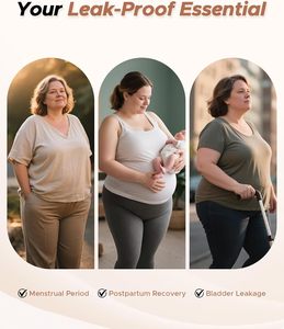 Culottes menstruelles anti-fuites pour femmes, prix usine, en coton confortable, taille haute, respirantes, réutilisables, OEM ODM en gros - Product Image 5
