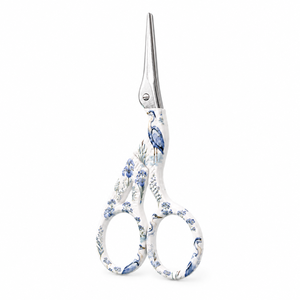 Tijeras de bordado y punto de cruz Blue Heron Garden, estilo grulla, de 4 pulgadas, de acero inoxidable, con punta afilada, para cortar hilos con precisión. - Product Image 2