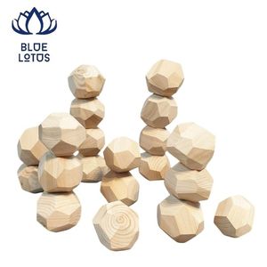 BLUE LOTUS FARM Natural Eco <b>Wooden</b> Tumi Ishi Educational DIY <b>Stacking</b> Rock Set for 2-4 Year Olds | Durable Handmade Unisex <b>Toy</b> - Product Image 1