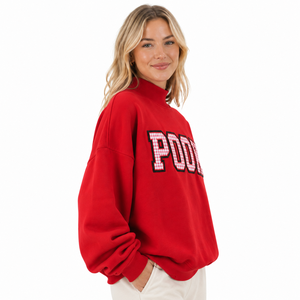 Blusa Casual de Otoño para Mujer, Personalizada, Lisa, Estilo Urbano, Forrada con Forro Polar de Poliéster/Algodón, Transpirable, Tejido de Punto de 180g, Cierre con Cremallera - Product Image 4