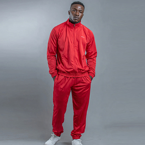 Ensemble de survêtement pour homme 100% polyester, sweat à capuche zippé et pantalon de jogging, pour l'extérieur et le streetwear - Product Image 2