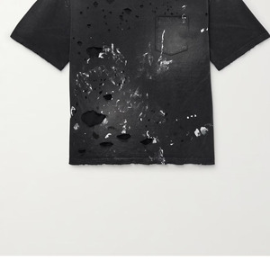 Oversized Sunfaded Distressed T Shirt Vintage Washed Tee Ripped Hem Grunge Streetwear Custom Logo Unisex Casual Premium Quality - Product Image 4