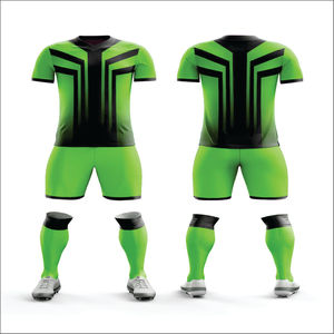 Uniforme de Fútbol Personalizado con Opciones de Color y Nombre del Jugador |   Ropa de Verano Ligera de Secado Rápido 100% Poliéster |   Tallas para Hombres y Mujeres Adultos | - Product Image 2