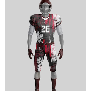Uniformes de Fútbol Americano al por Mayor con Colores y Logotipos Personalizados y Pantalones a Juego - Product Image 3