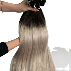 ผมต่อแบบ Remy สำหรับต่อผมมนุษย์ย้อมสีผมแบบ Remy จากแหล่งบริสุทธิ์สูง - Product Image 1