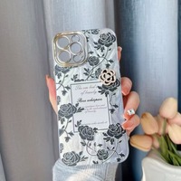 Coque de protection électroplaquée en PC, design personnalisé pour accessoires de téléphone iPhone, coque arrière pour iPhone 12 13 14 15 16 17 18 Pro Max