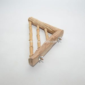 Natural Liana Wood Bamboo Corner Bird Perch <b>Ladder</b> Platform <b>Small</b> Medium Birds Pet Cage Accessories Stand Wholesale Dekor Asia - Product Image 2