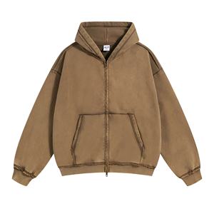 Sweat à capuche polaire pour homme, coupe décontractée, style streetwear urbain, vente en gros OEM, vêtements d'hiver - Product Image 1