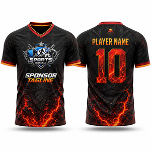 New Arrival Soccer Jerseys 100% Polyester Fabric Sweat Wicking Comfortable Soccer Jerseys With Custom Logo - Product Image 1