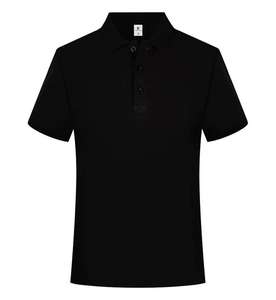 Chemise décontractée personnalisée pour homme en jersey 100 % coton 180 g/m² tissée unie anti-boulochage à manches courtes, uniforme d'entreprise avec logo brodé - Product Image 5
