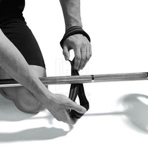 Wholesale High Quality Gym Wrist <b>Straps</b> Custom Logo Figure 8 Neoprene Material Adjustable Wrist Protection for Fitness Safety - Product Image 4