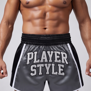 Pantalones Cortos Profesionales de Muay Thai con Logotipo Personalizado e Impresión de Nombre, Pantalones Cortos de Boxeo Muay Thai de Alto Rendimiento - Product Image 4