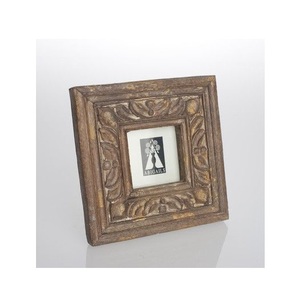 Abigails <b>Square</b> Wooden Photo <b>Frame</b> Rustic Handmade Tabletop Vertical Design - Product Image 1