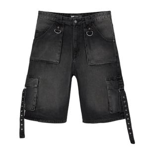 Pantalones cortos de mezclilla para hombre, modernos, informales, ligeros, estilo urbano, moda de verano - Product Image 1