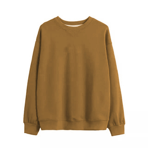 Sweat-shirt à col rond, coupe ample, tricoté, pull décontracté pour l'automne, imprimé lettres sur le devant, unisexe - Product Image 5