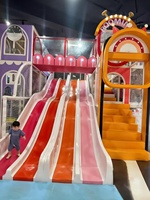 Équipement de terrain de jeu intérieur pour enfants Ensemble de jeu souple Manèges de parc à thème Aire de jeu douce intérieure pour enfants