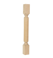 Pieds de table à manger contemporains en bois massif, sur mesure, poteaux de support polis, faits à la main, robustes, pour appartement, atelier, ODM