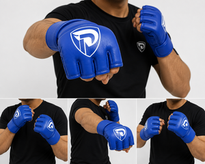 High Quality Customized Cowhide Leather MMA Gloves Breathable <b>Dummy</b> Type Dumela International Custom Logo Packaging All Seasons - Product Image 4