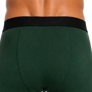 <b>Men</b> <b>Compression</b> <b>Shorts</b> Premium Stretch Breathable SupportMid Waist Embroidered Logo Breathable Spandex Cotton Blend <b>Shorts</b> - Product Image 4