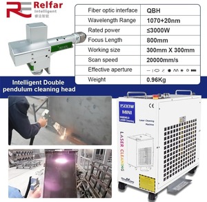 เครื่องทำความสะอาดไฟเบอร์เลเซอร์ Relfar แบบสองเพนดูลัม 1500W กำจัดสนิม - Product Image 5